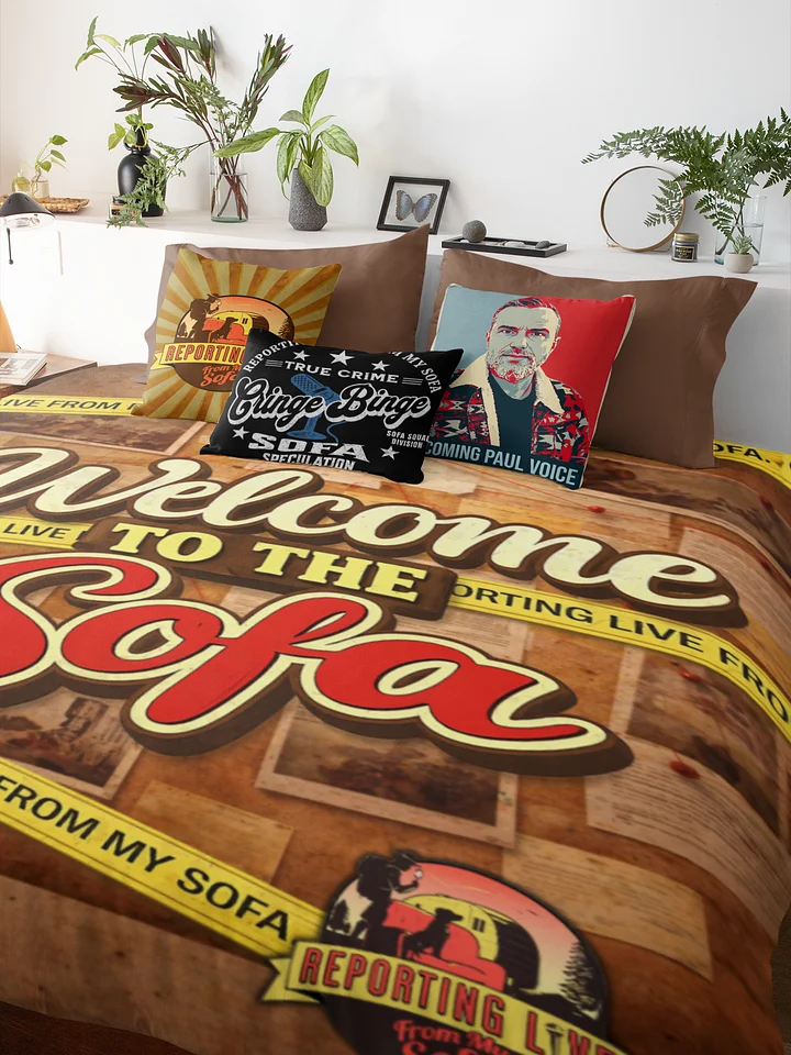 Welcome to the Sofa Cozy Fleece Blanket product image (1)