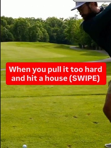 Sarge pulled it a little too hard directly into a house. Full video on YouTube: Birdies & Brews

#golf #golfswing #funny