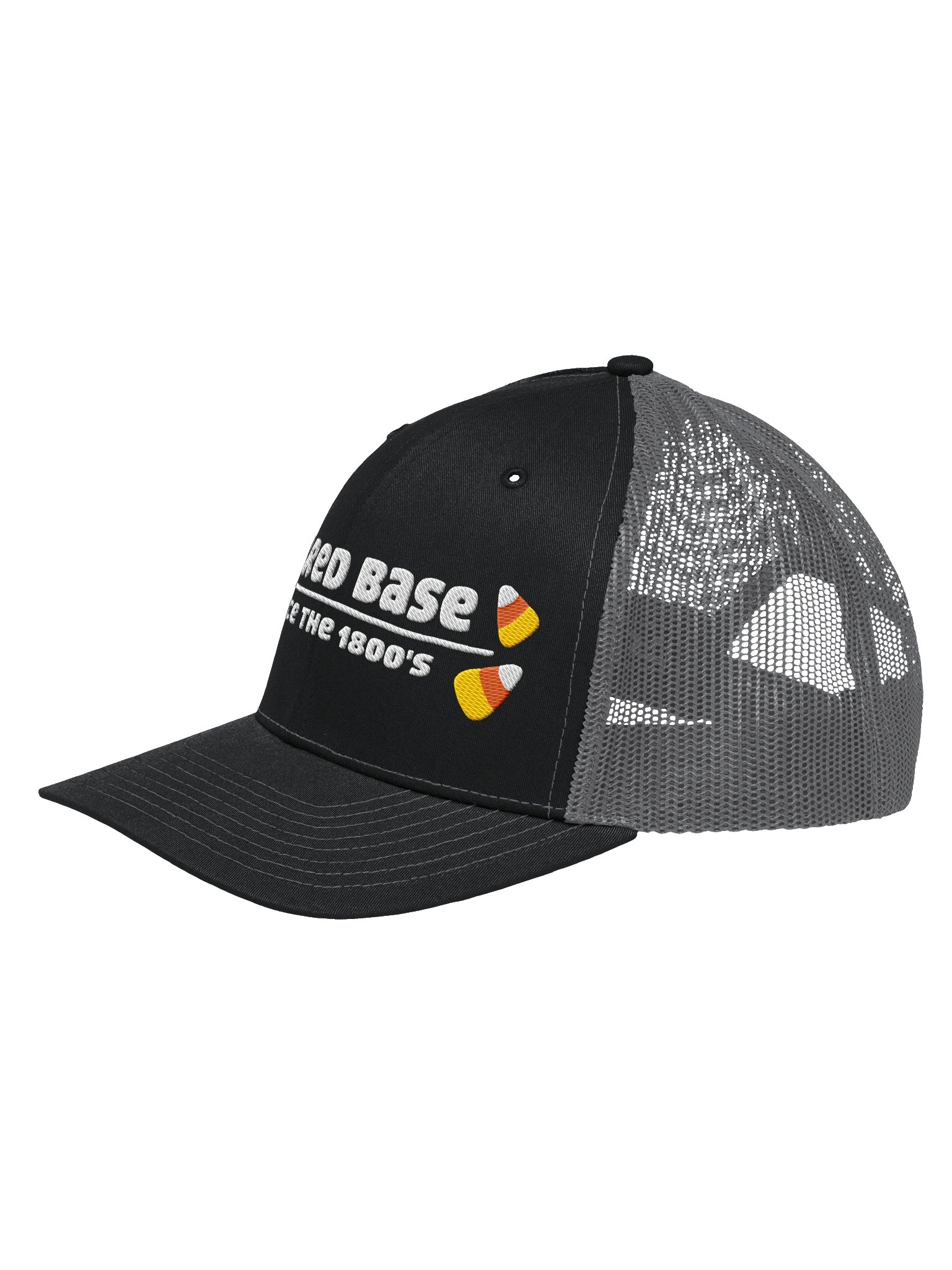 Candycorn Flared Base Mesh Trucker Hat product image (11)