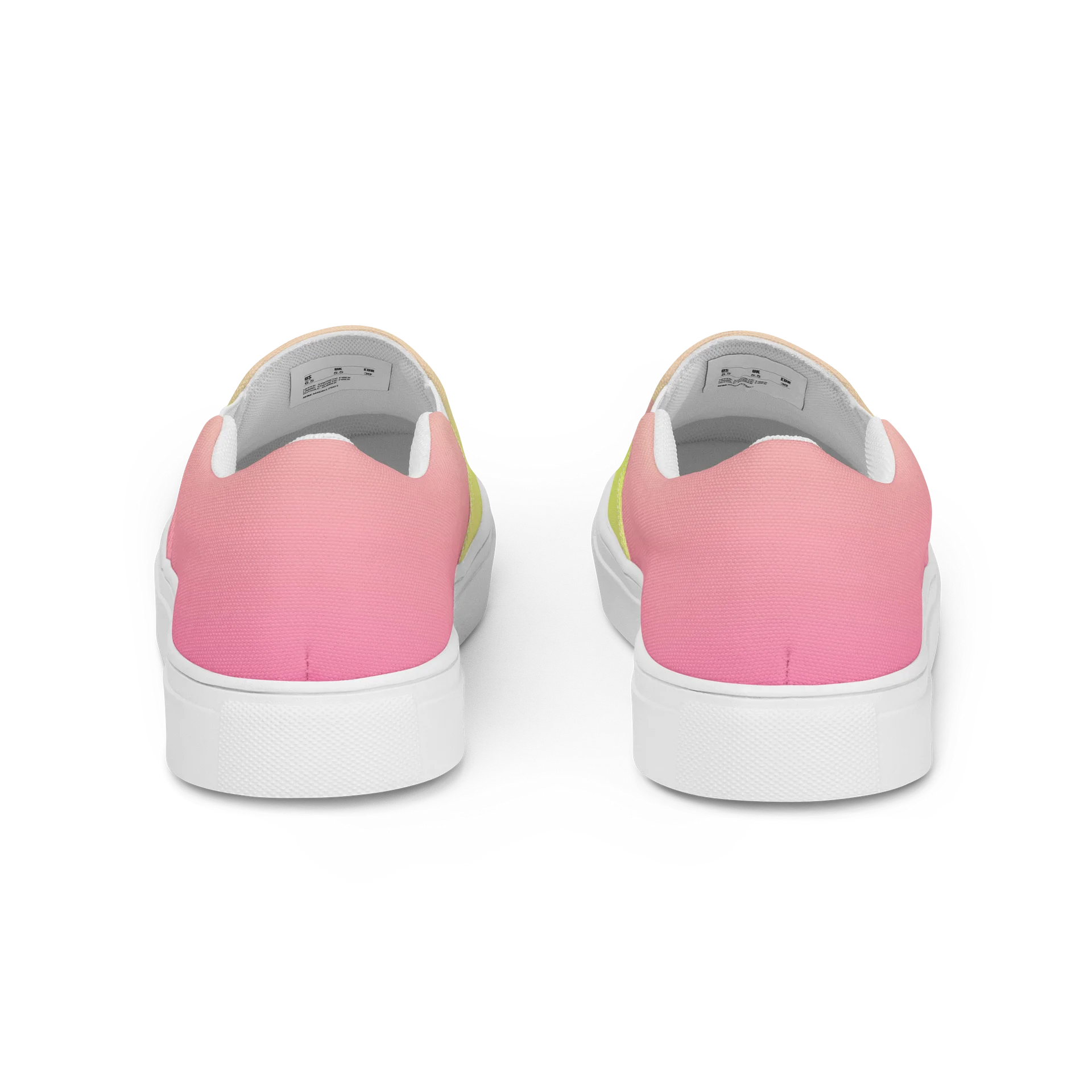 Pink Gradient Slip-On Canvas Shoes product image (4)
