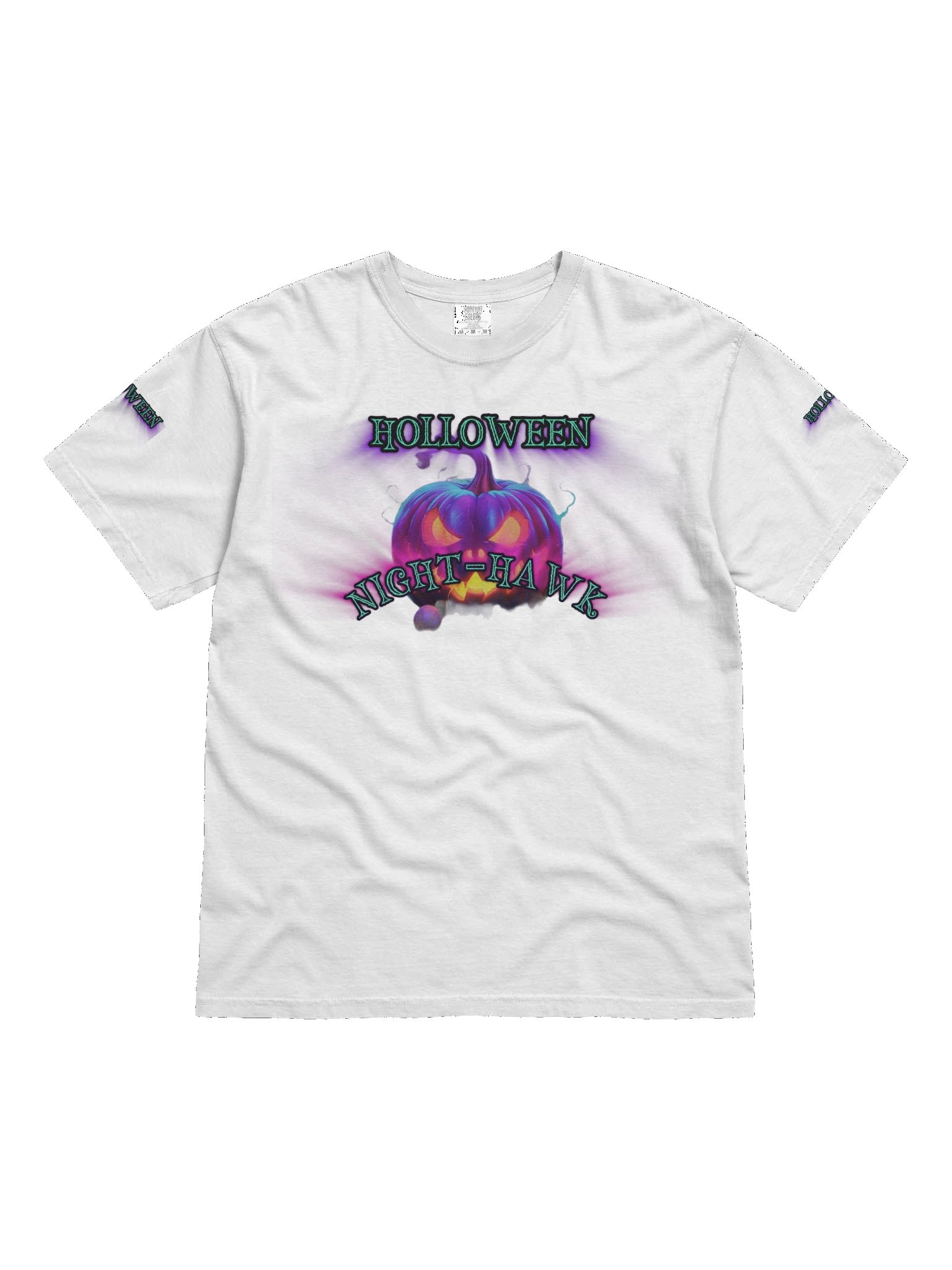 Glowing Halloween Vibes T-Shirt use product image (1)