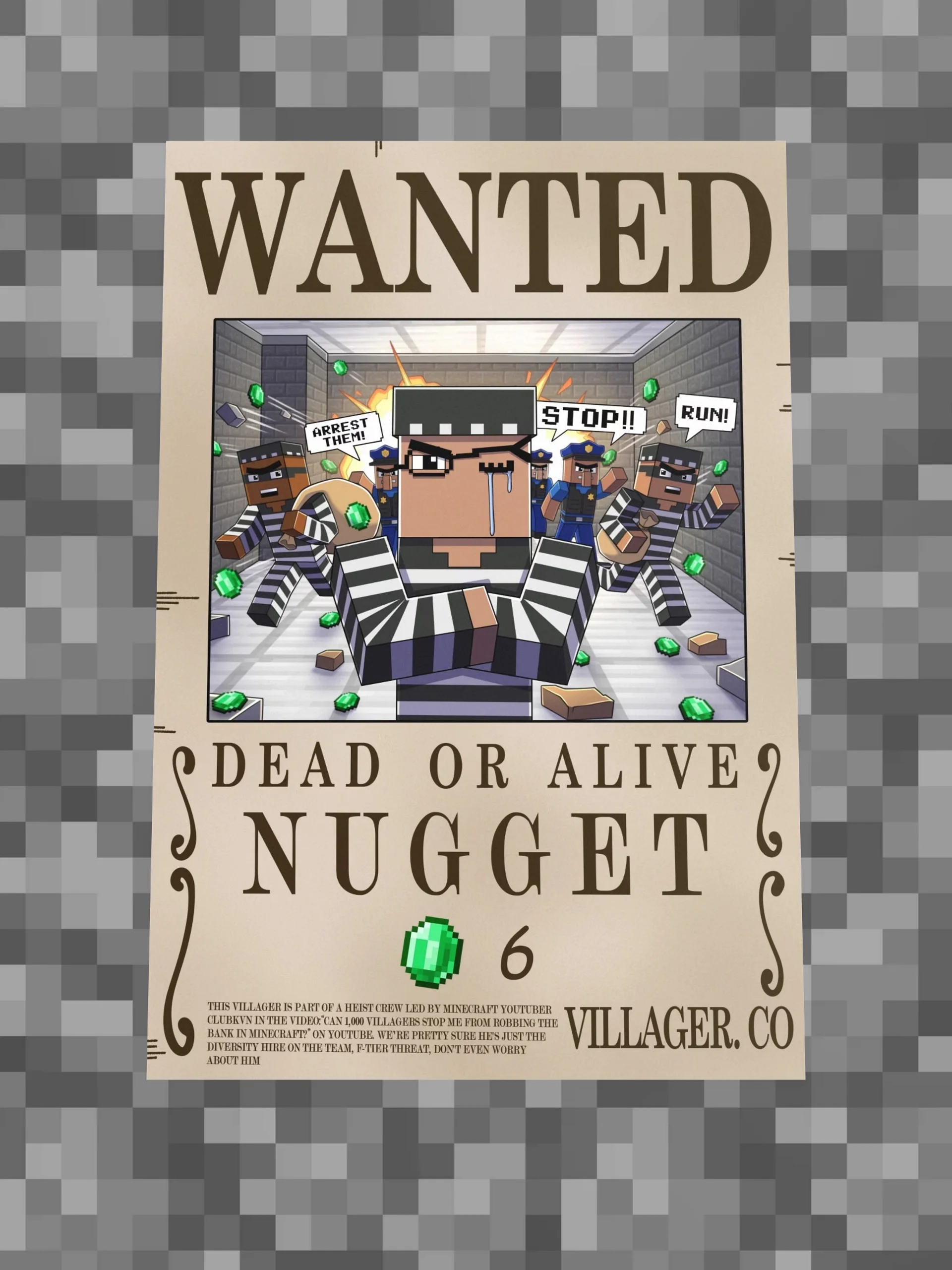 Nugget Wanted Poster product image (1)
