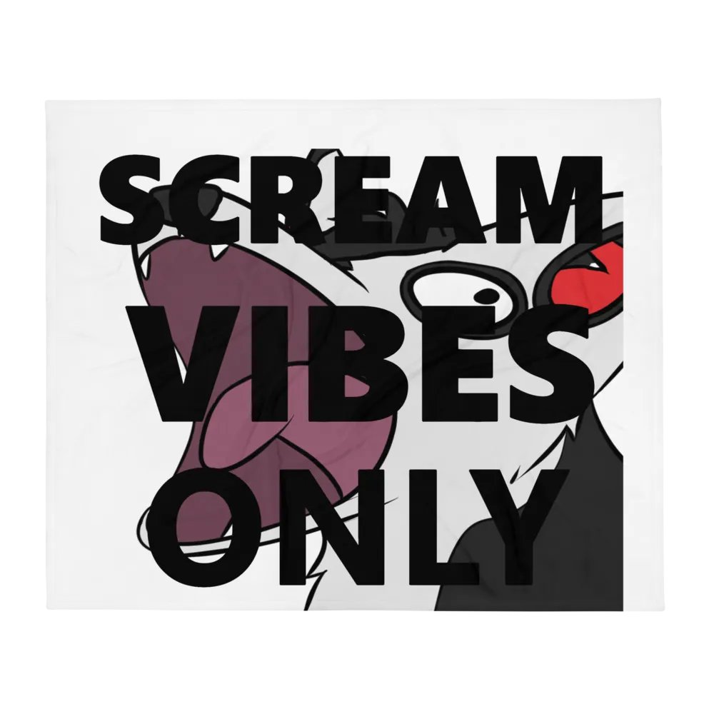 Scream Vibes Only Blanket product image (1)