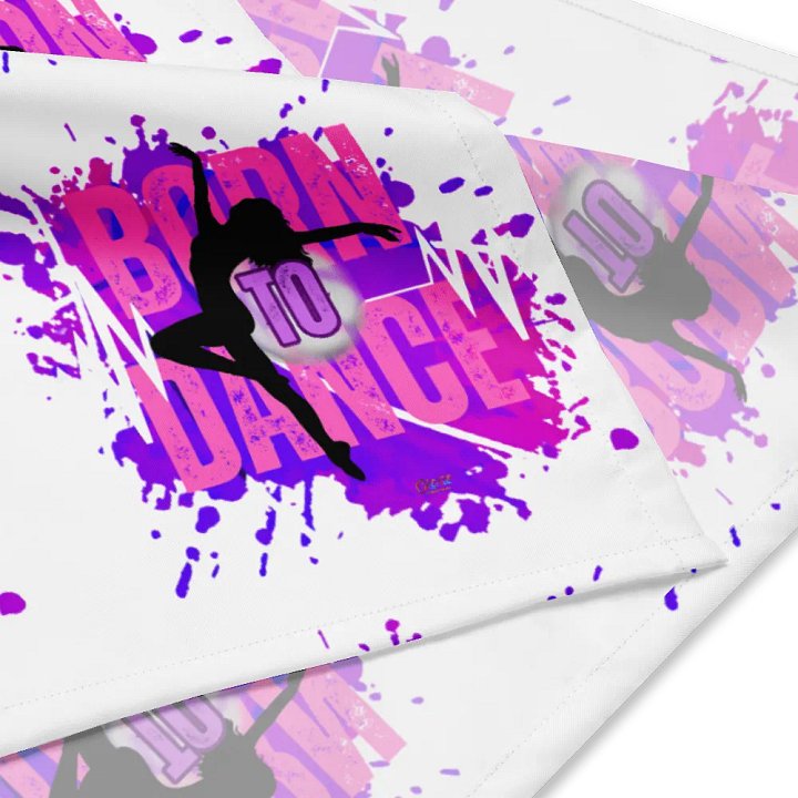Born to Dance Her Silhouette Patterned Print Bandana product image (2)