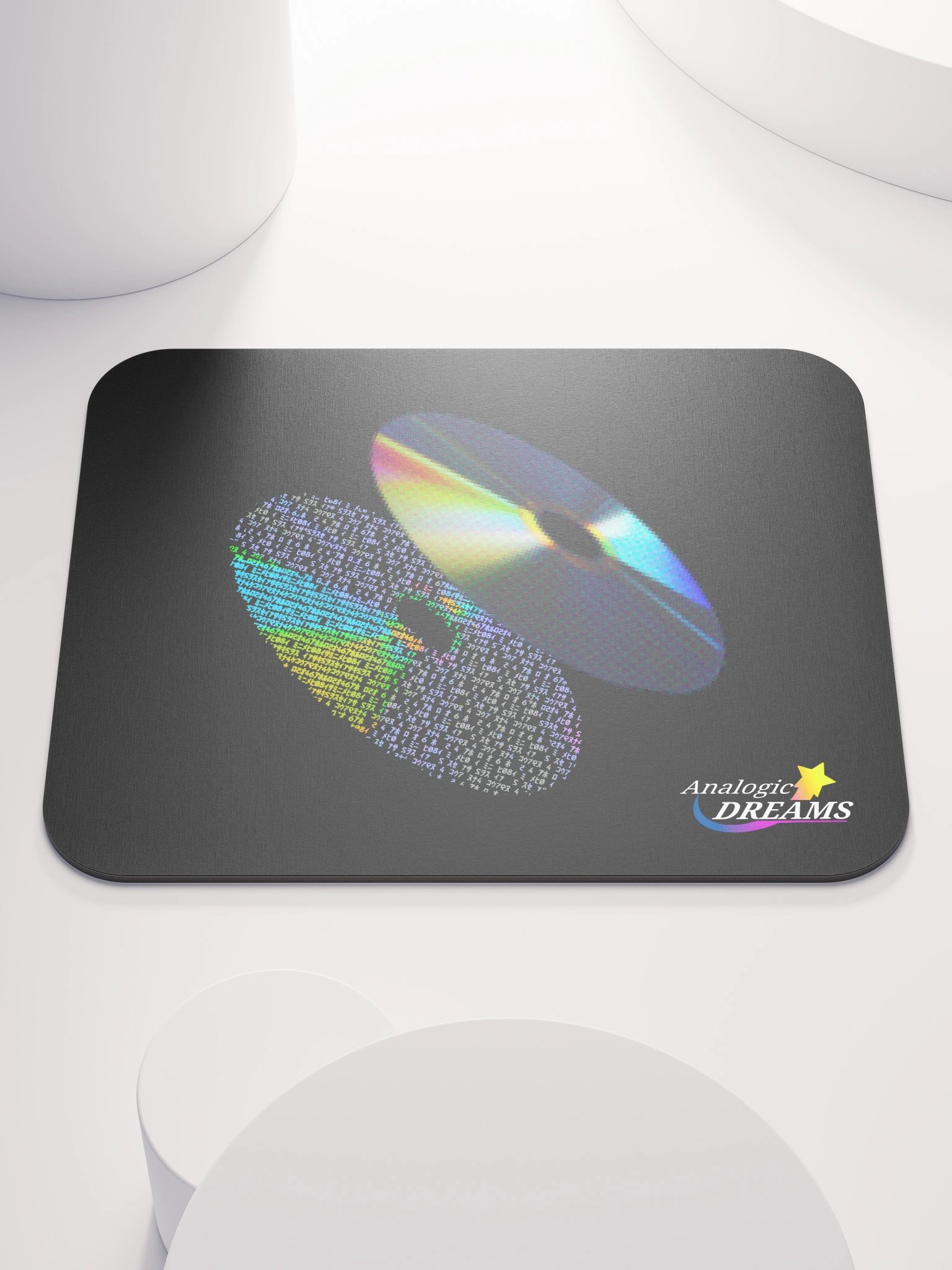 Retro Holographic CD (Mouse Pad) product image (1)