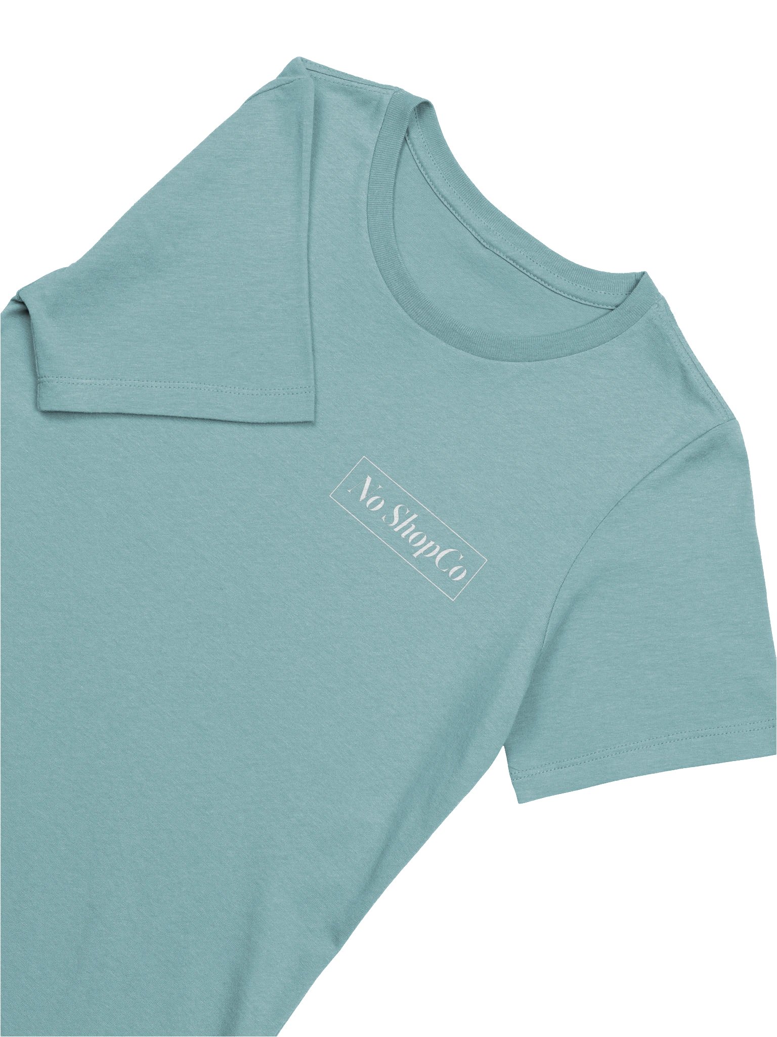 No ShopCo Women's Heather Blue Lagoon Tee - White Artwork product image (5)