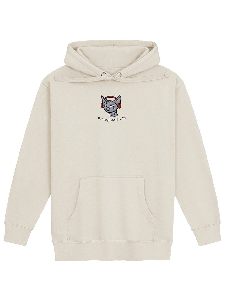 Premium Unisex Hoodie with Embroidered WCS Logo (Dark Text) product image (5)