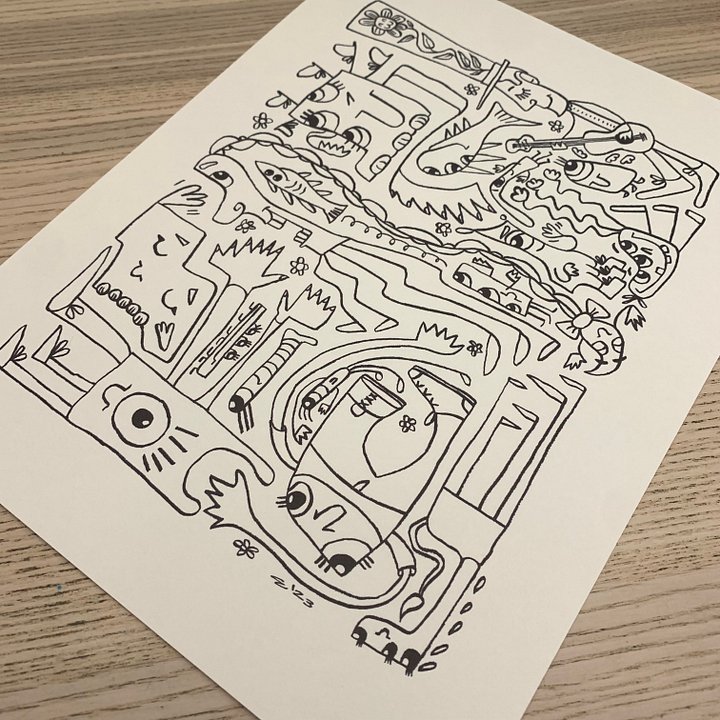 Critter Coloring Page 1 product image (2)