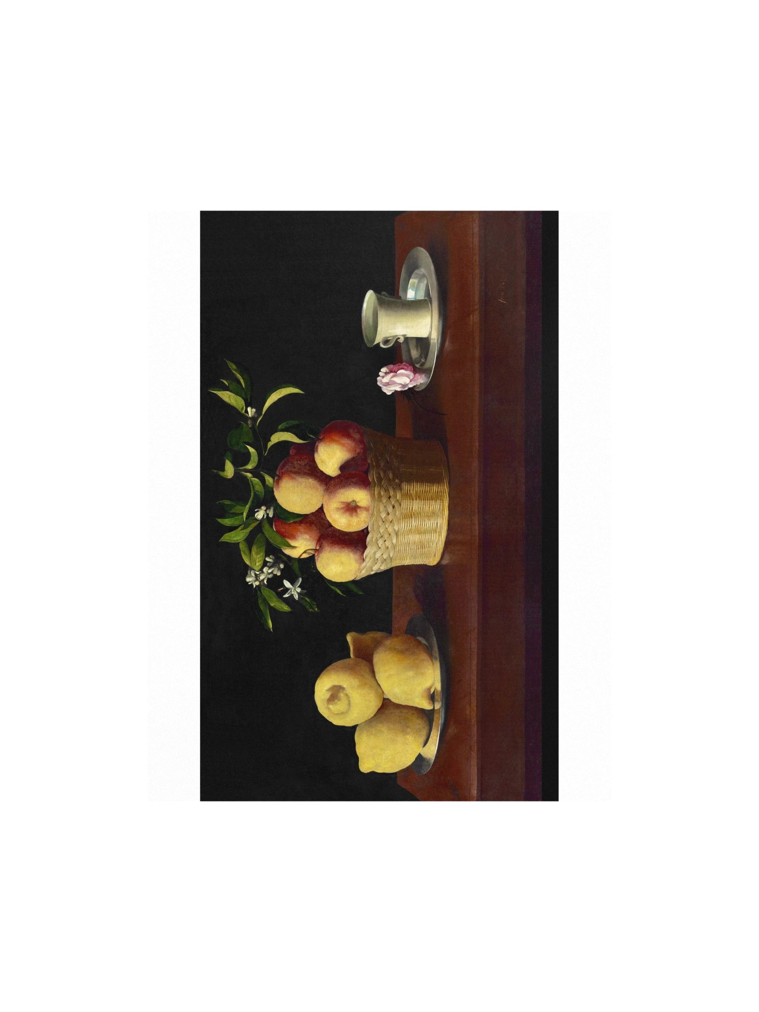 Still Life with Lemons, Oranges and a Rose — Medium Poster product image (1)