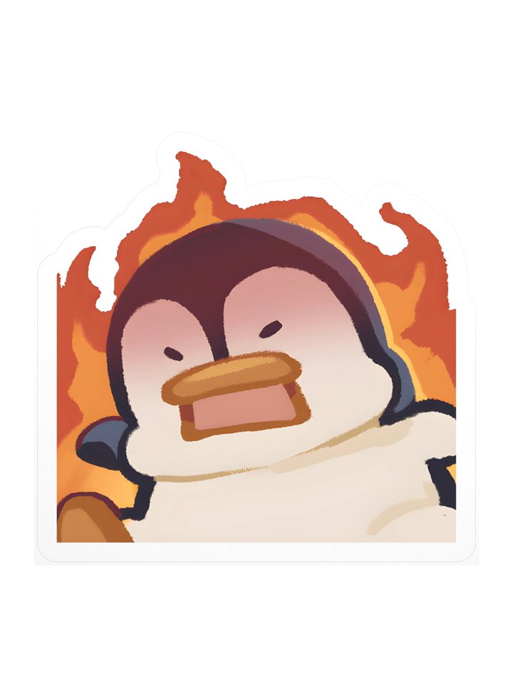 Angry Penguin Sticker product image (1)