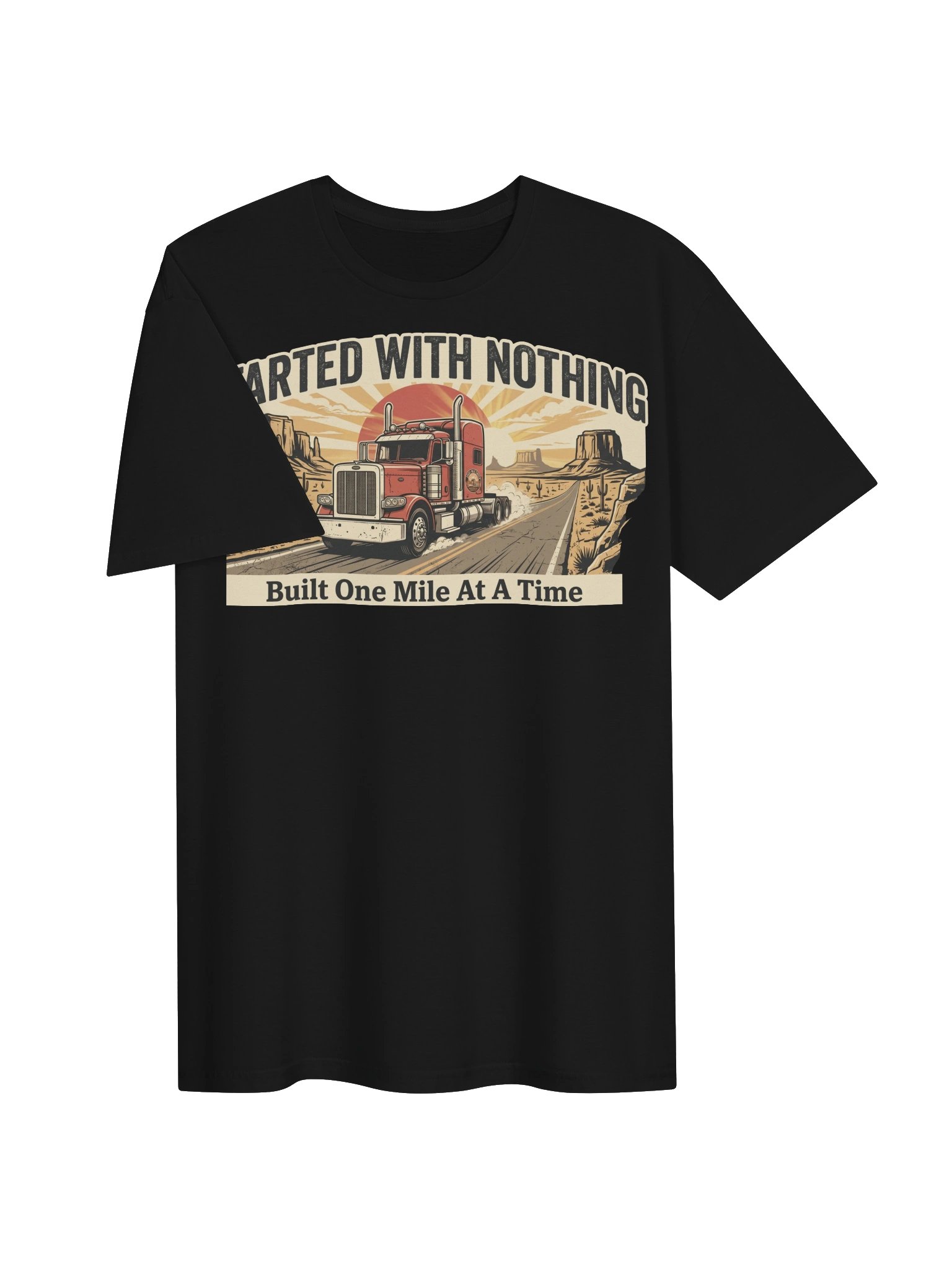 Started With Nothing Truck Tee product image (40)