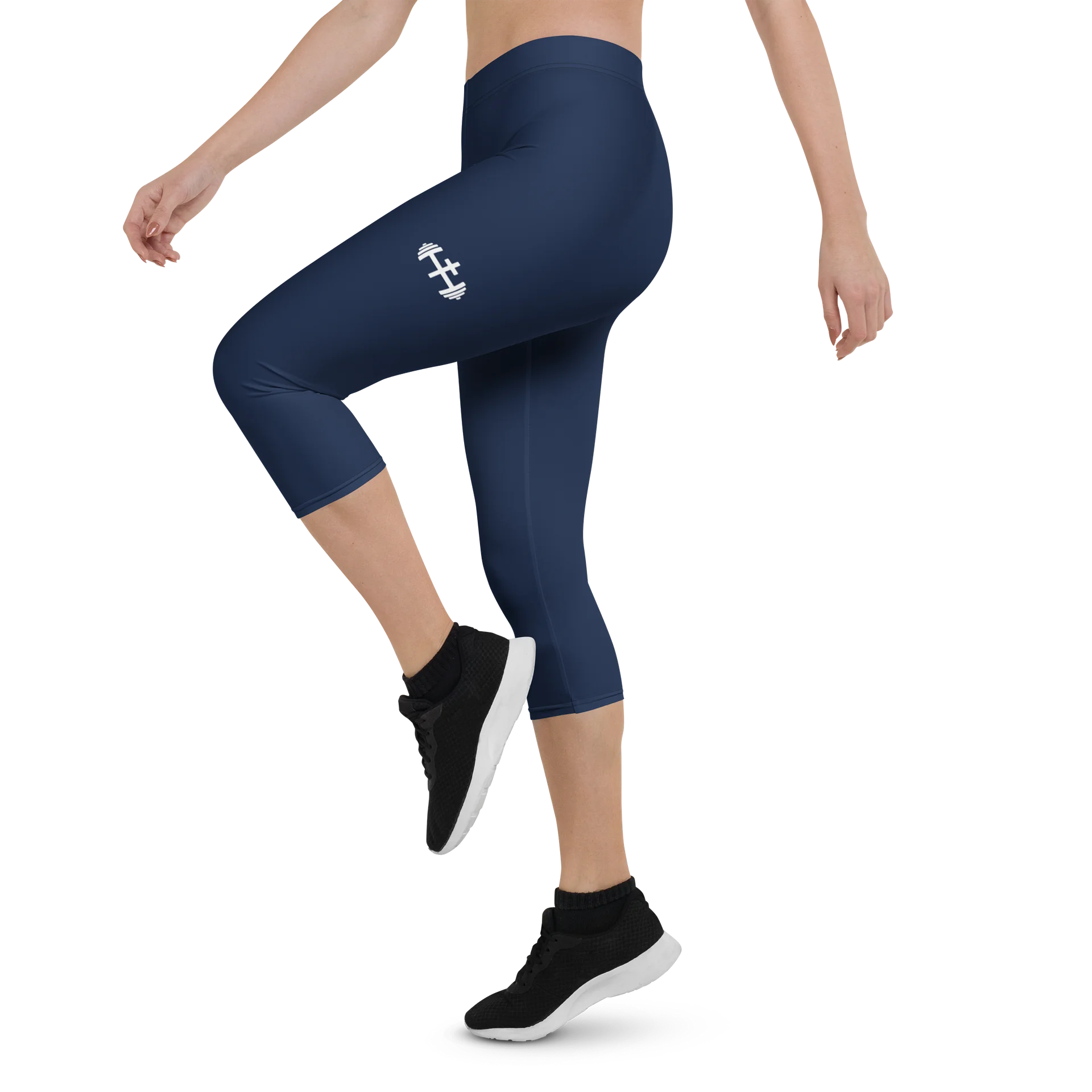 His House Womens Performance Crop Leggings - Navy product image (4)