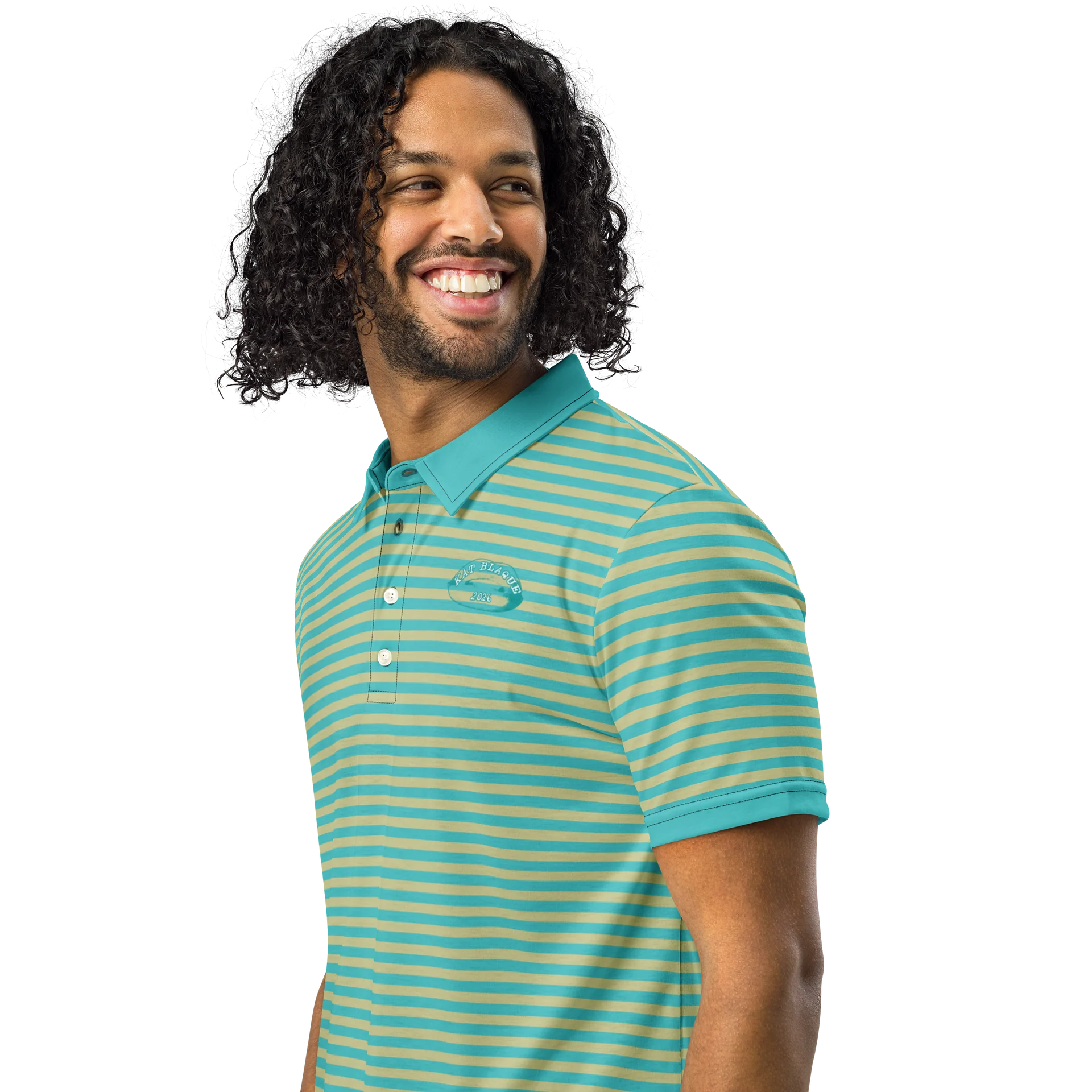 Green Stripped Polo product image (2)