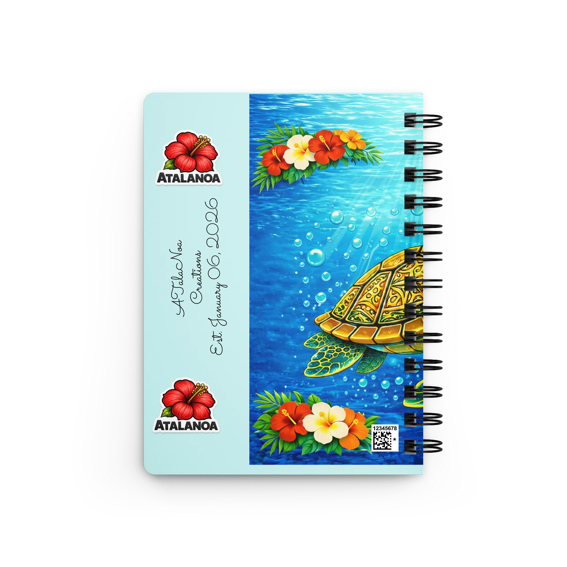 Aloha Turtle Spiral Bound Journal product image (2)
