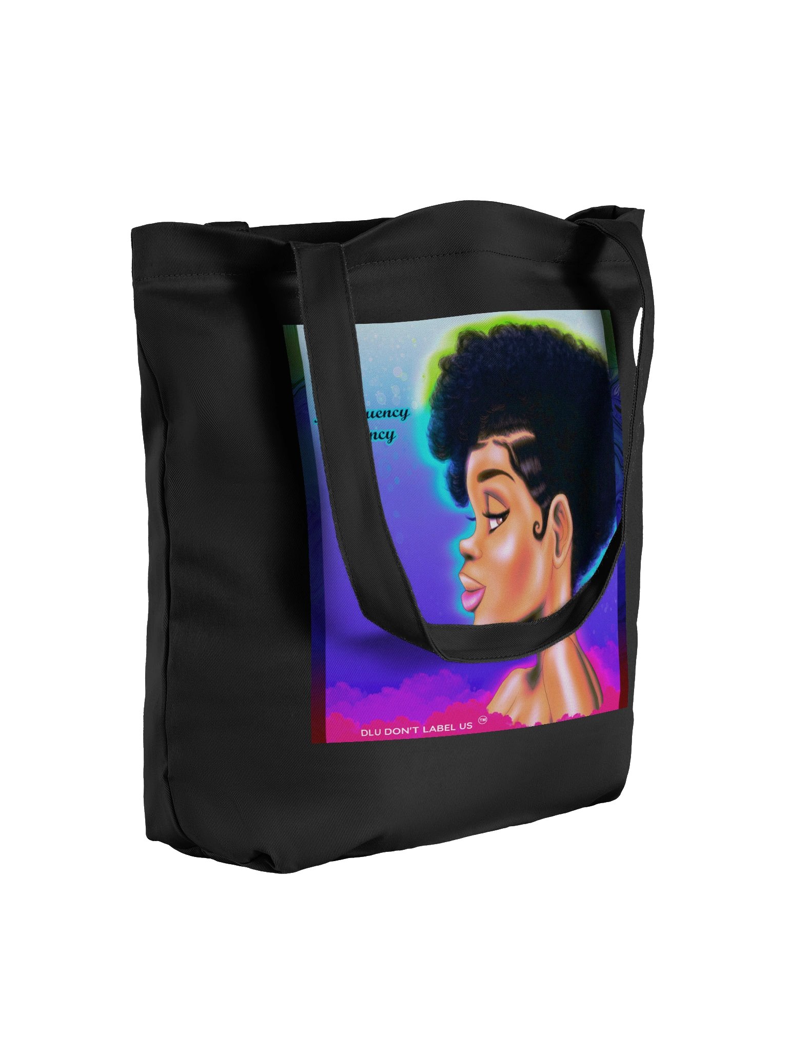 DLU DON’T LABEL US® Curly Swirls Statement Tote product image (4)