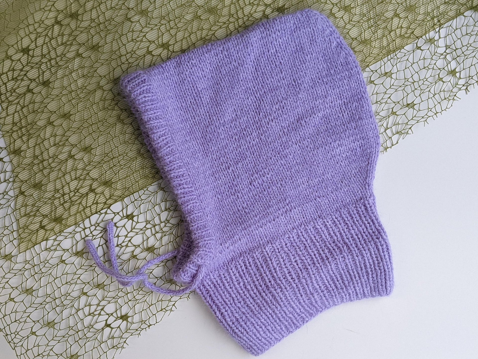 Knit Hooded Cowl Pattern product image (5)