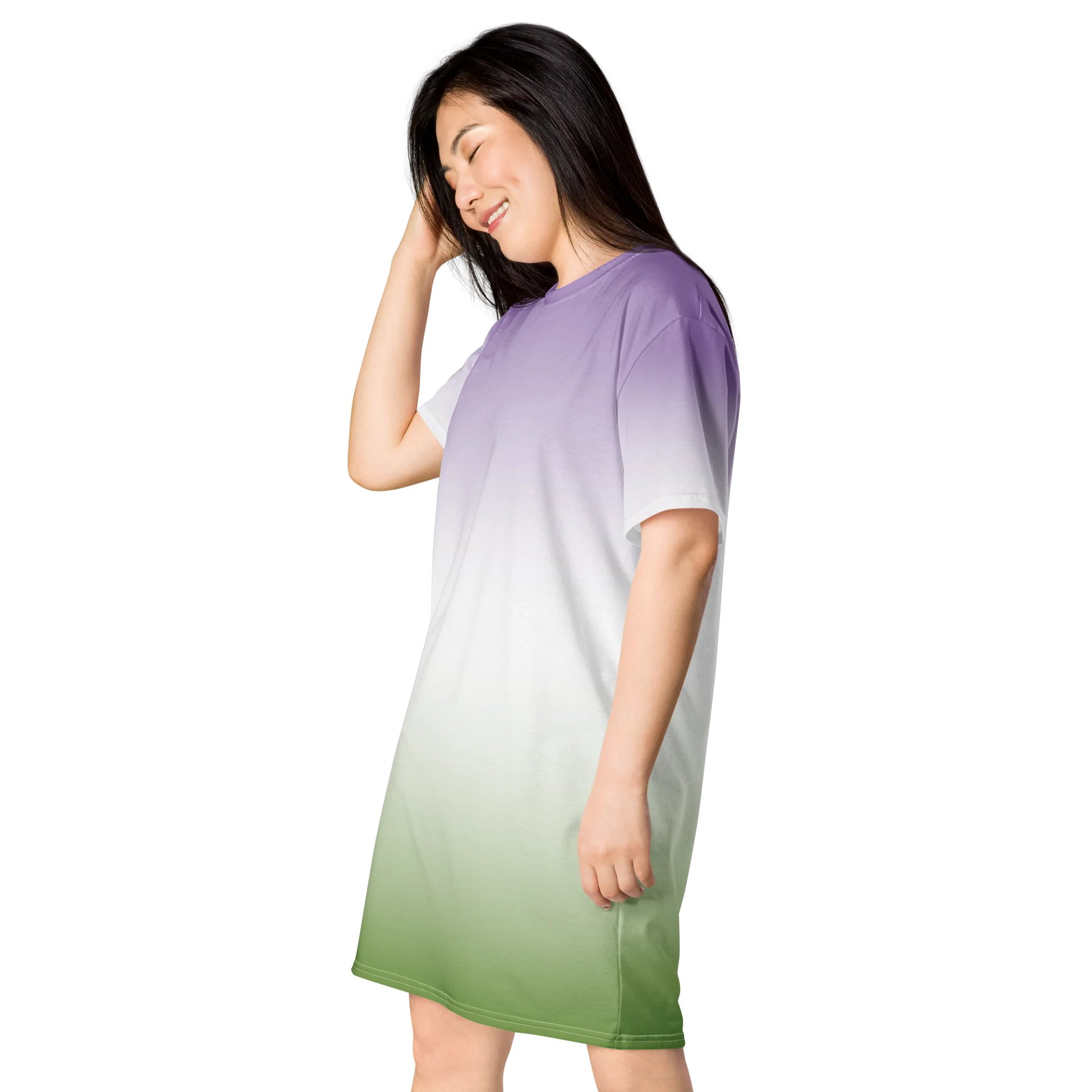 Genderqueer Pride Gradient T-shirt Dress product image (3)