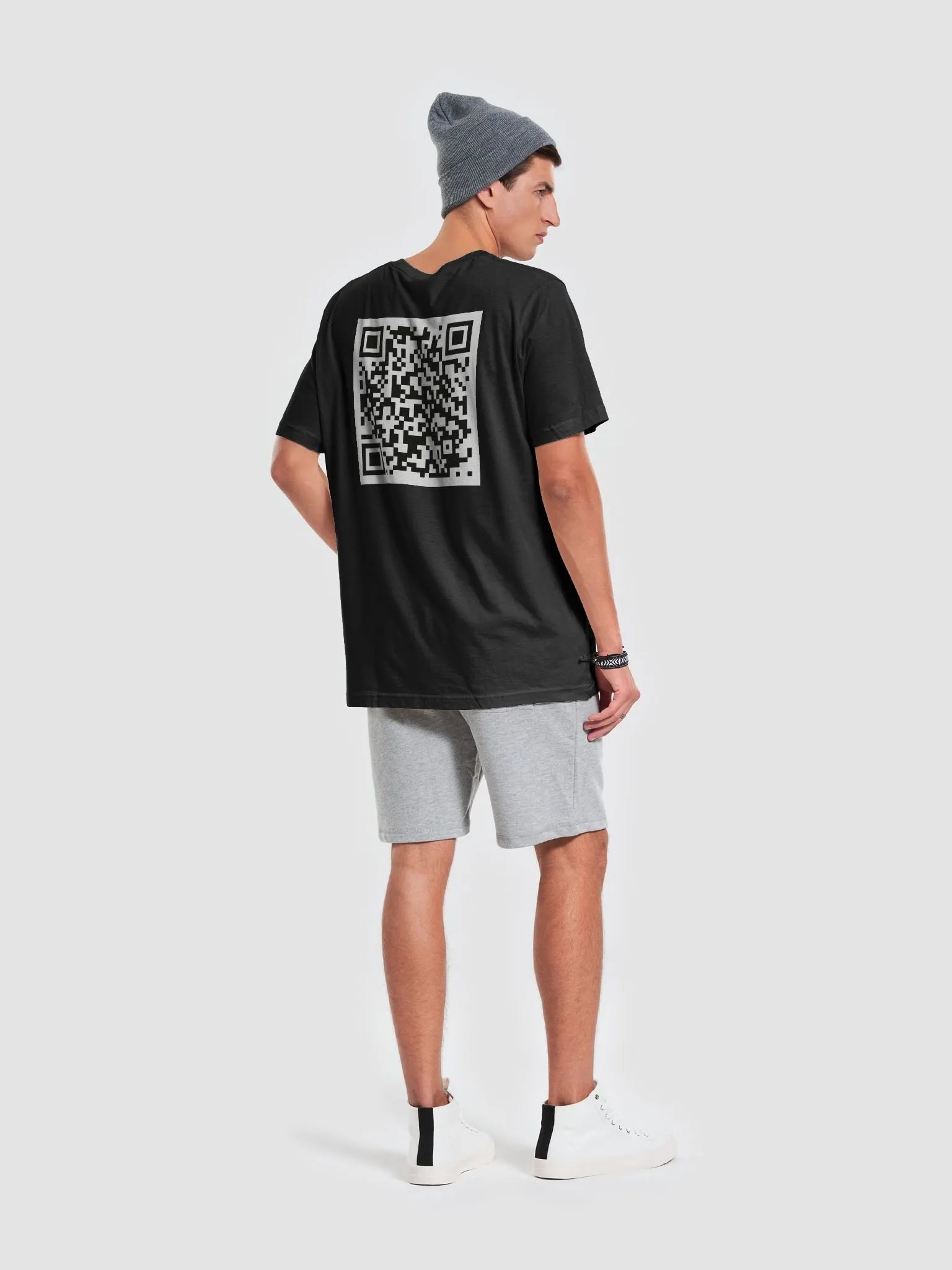 'Rick Rolled' Bella+Canvas QR T-Shirt product image (46)