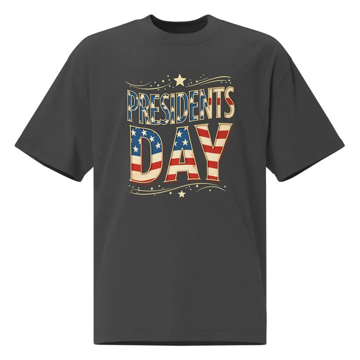 Patriotic Presidents Day Oversized Tee product image (1)