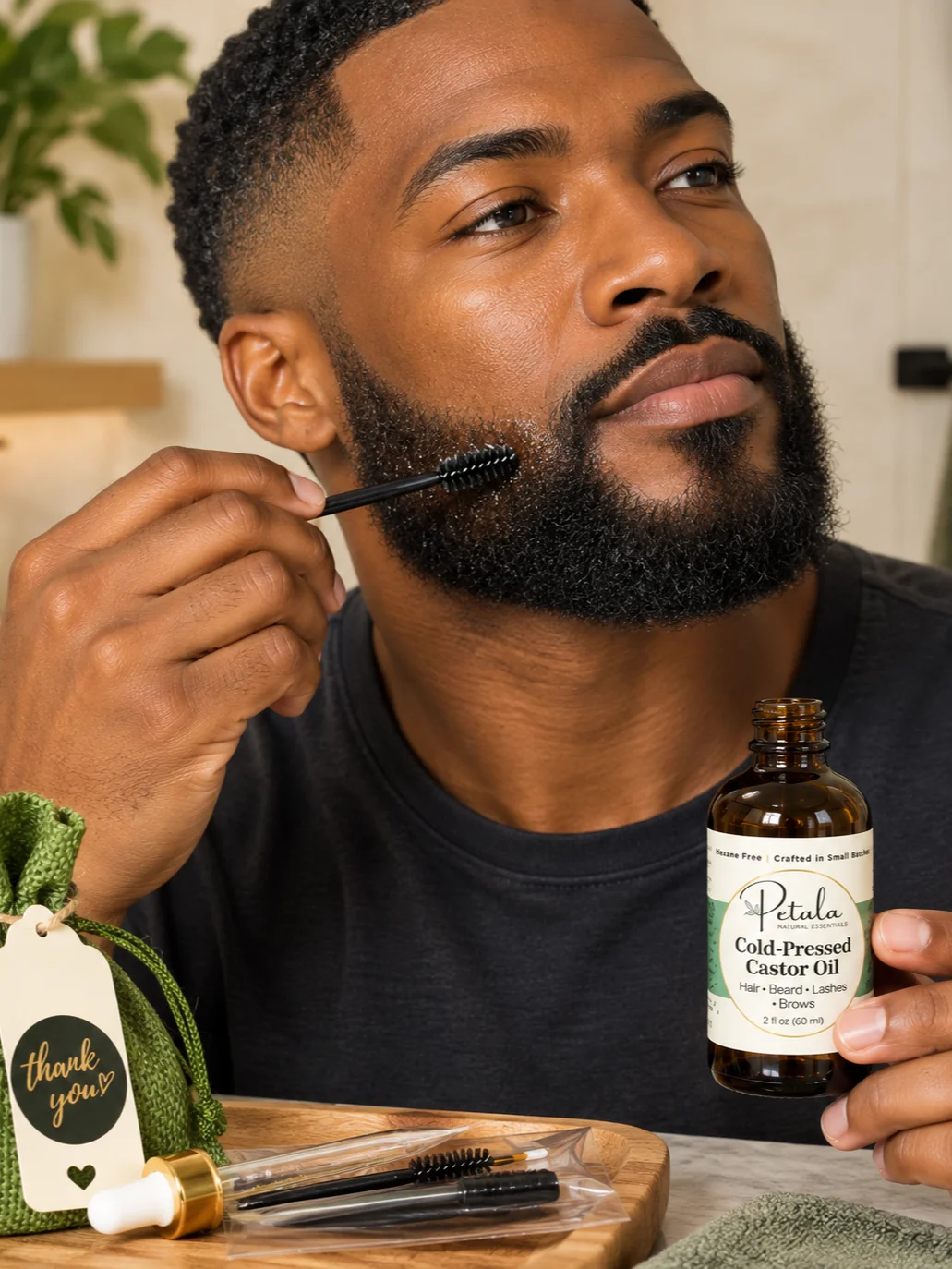 Cold Pressed Castor Oil - (Application Brushes Included) product image (5)