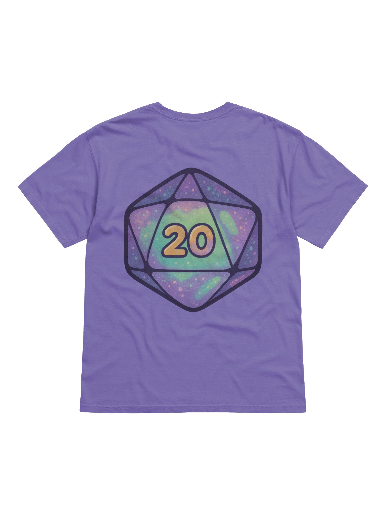 huzzah...i guess - printed tee with d20 back product image (7)