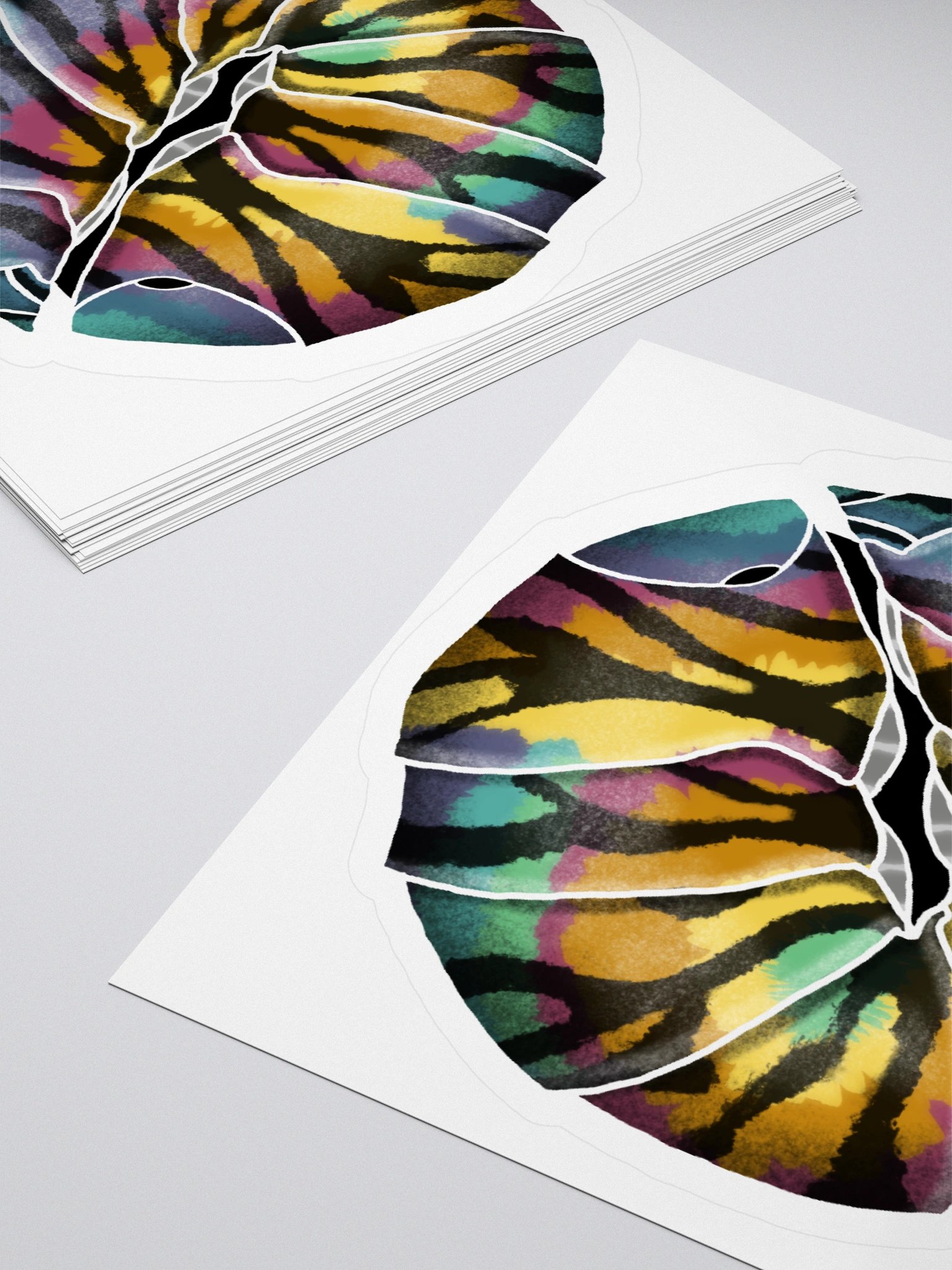 Reverse Tie-Dye Pride Isopod Sticker product image (10)