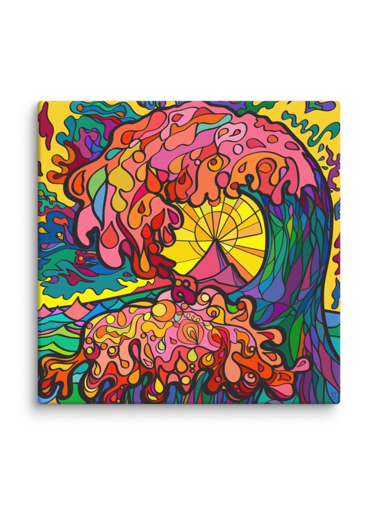 Ocean Wave - Vibrant Expressions Canvas Collection product image (2)