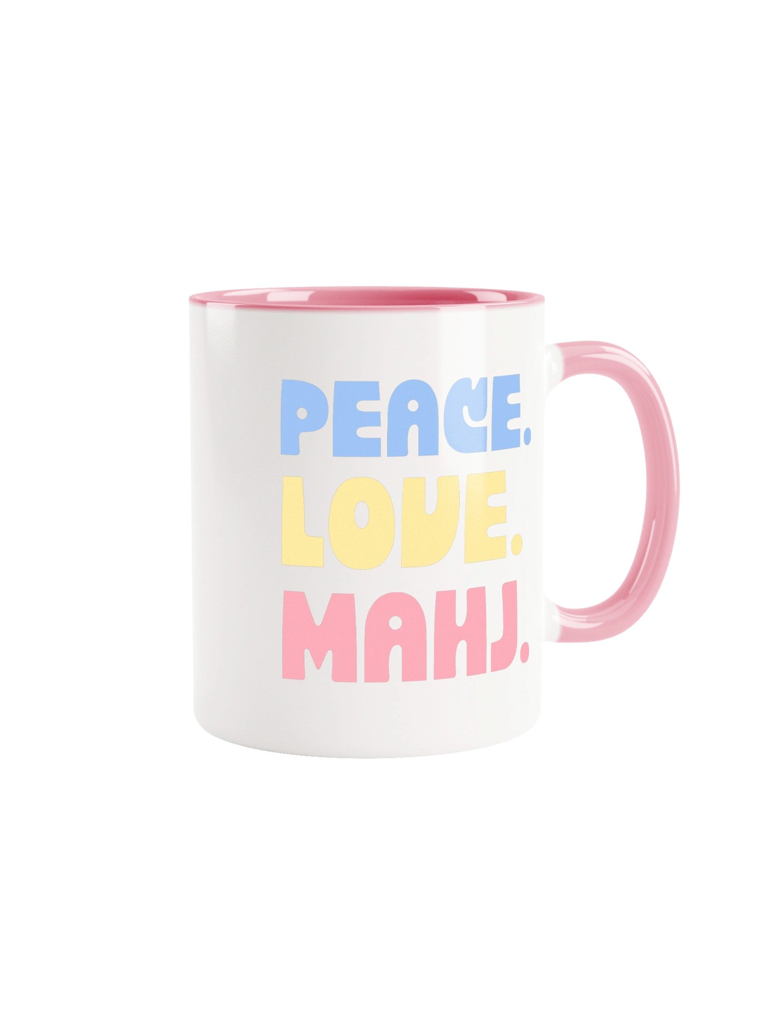 Peace Love Mahj Ceramic Mug product image (1)