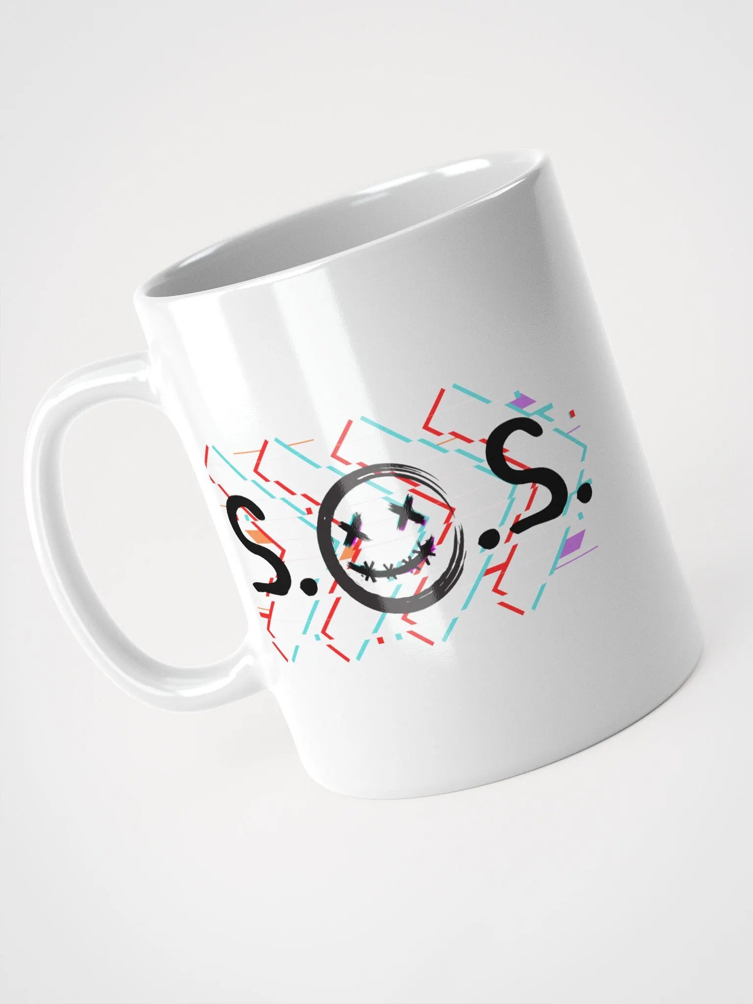 Fast Forward Glitched Mug product image (8)