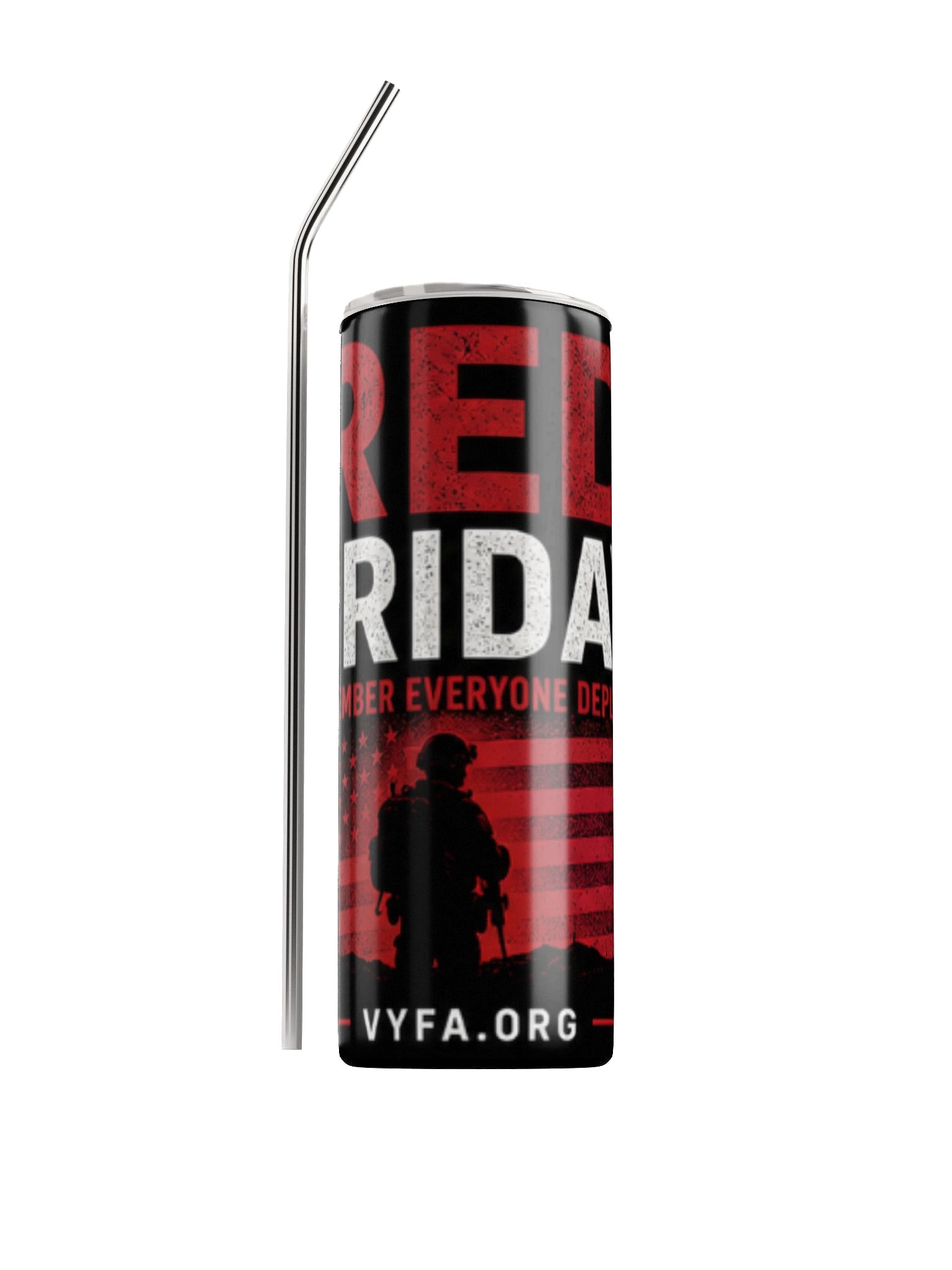 BOLD RED FRIDAY—Remember Everyone Deployed Tumbler product image (1)