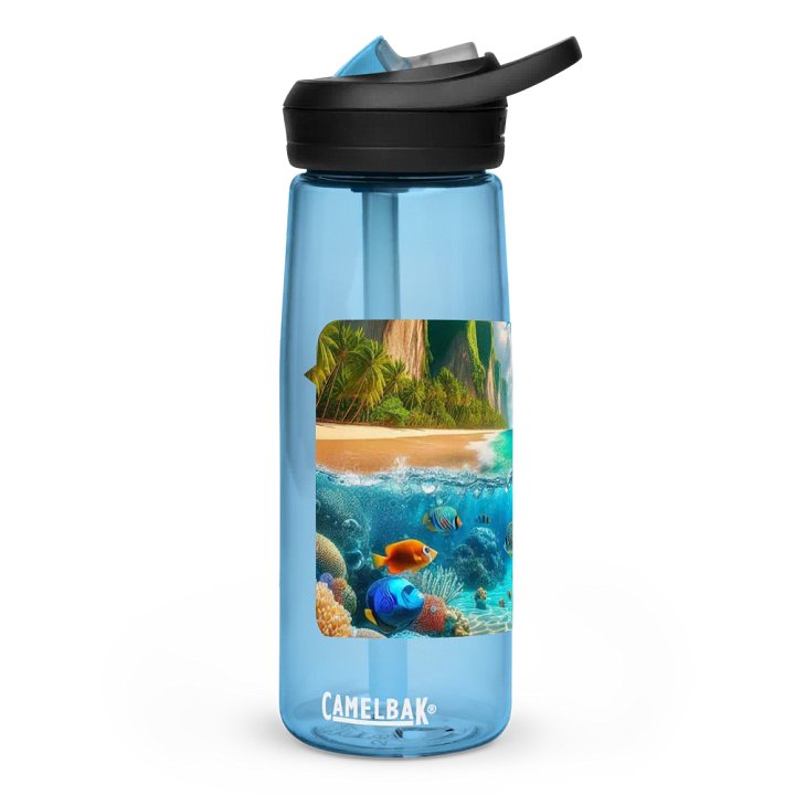Tropical Oasis Sports Water Bottle | AI Design product image (2)