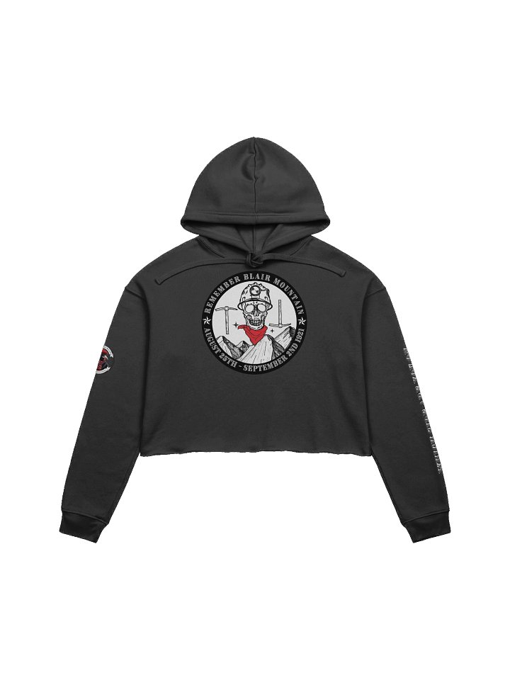 REMEMBER BLAIR MOUNTAIN CROP HOODIE product image (1)