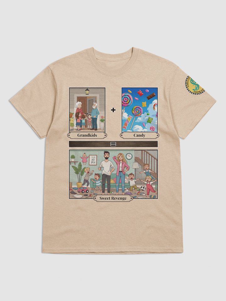 Grandkids + Candy = Sweet Revenge (Both) Gildan Heavyweight T-Shirt Colors (3) product image (1)