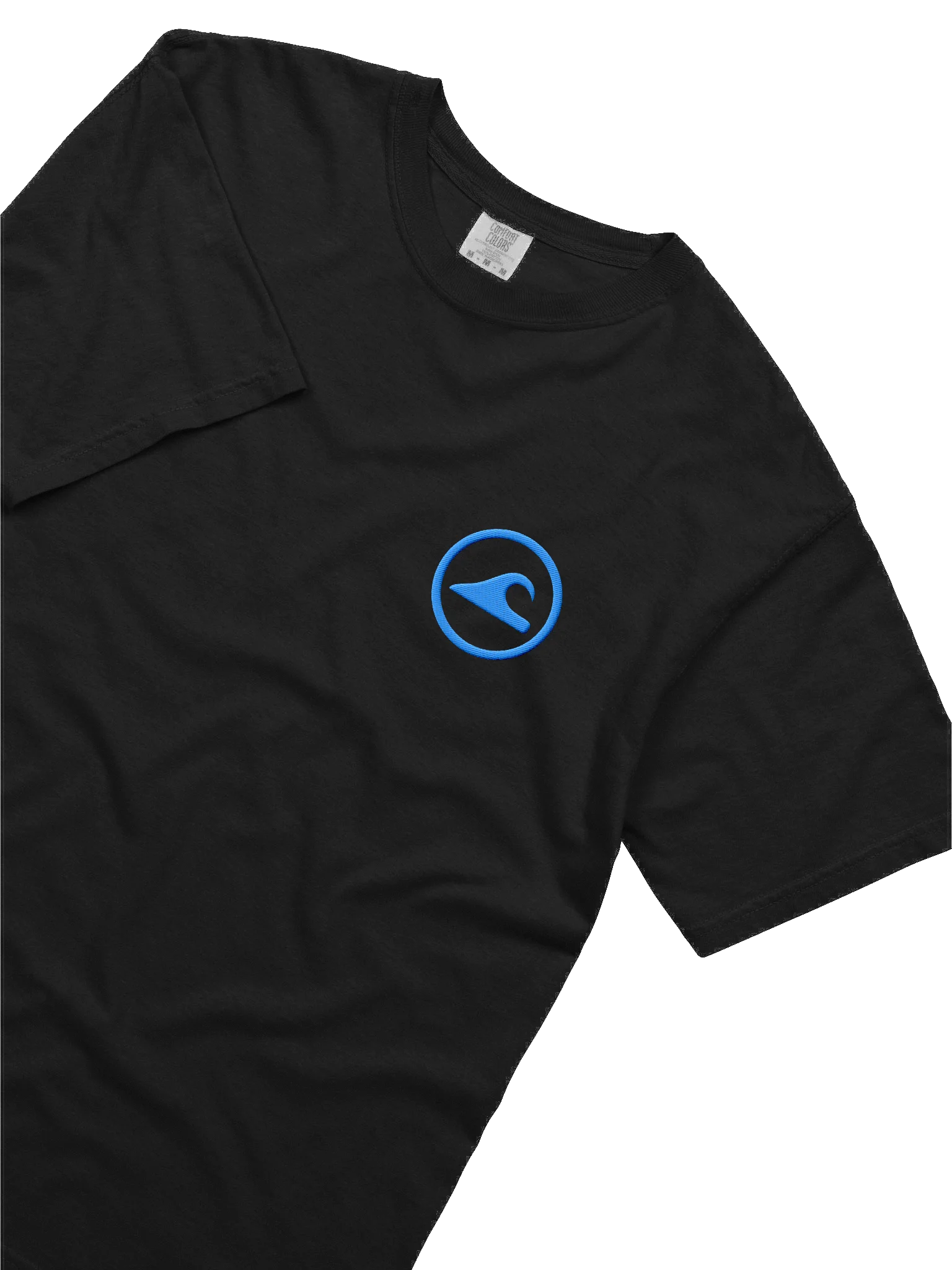 Embroidered Wave Rider Comfort Colors Garment-Dyed Heavyweight T-Shirt (Aurora Blue) product image (5)
