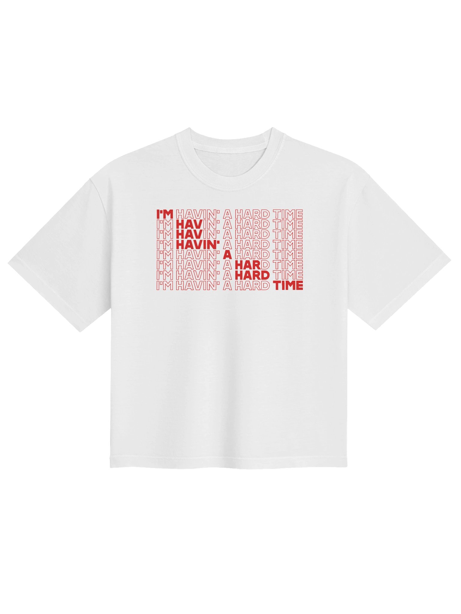 hard time crop tee product image (2)