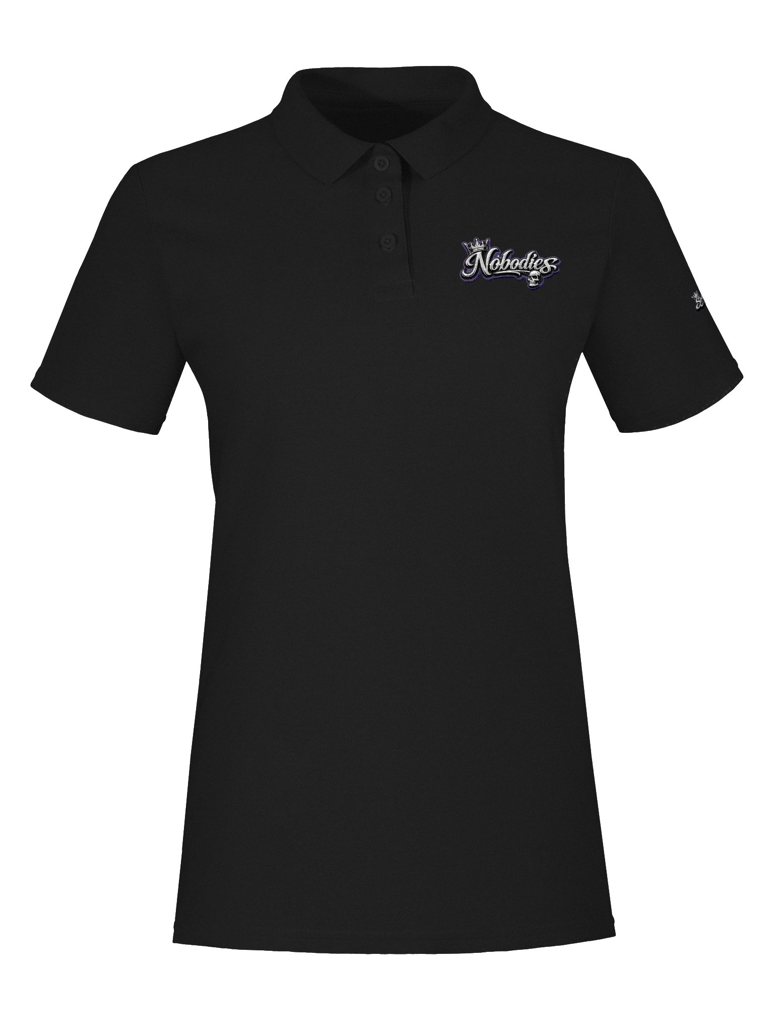 ''Nobodies'' Women's Pique Polo Shirt product image (8)