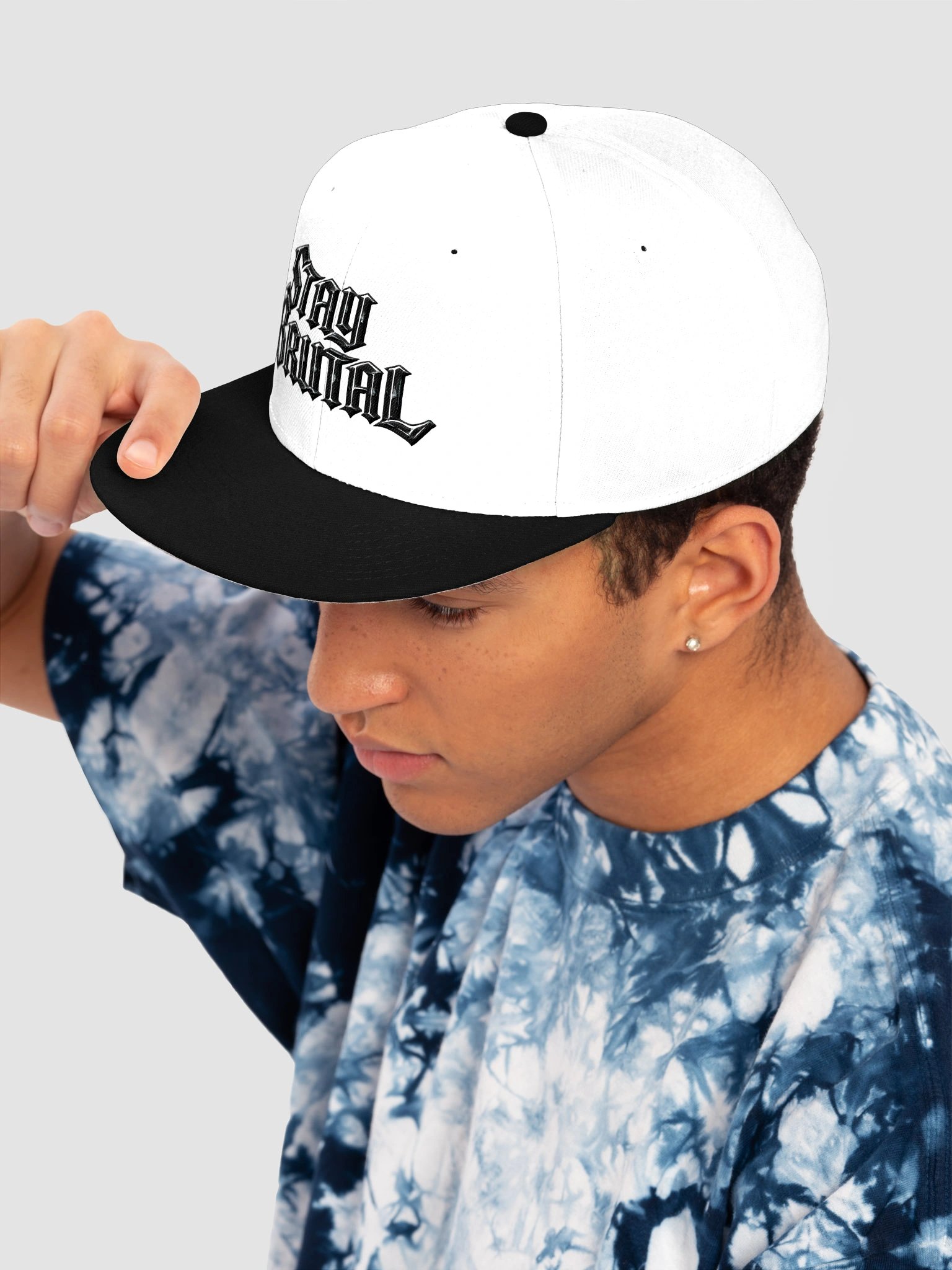 BWEAR SBFBH STAY BRUTAL FLAT BILL HAT SNAP BACK product image (55)