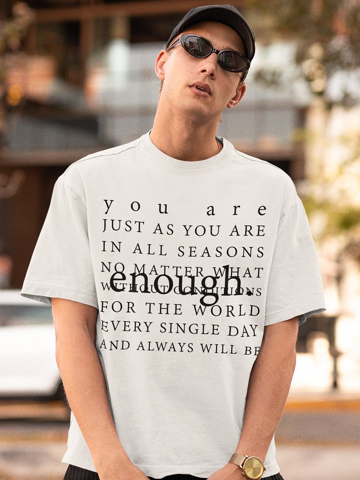 You Are Enough – Self-Worth Unisex T-Shirt product image (2)