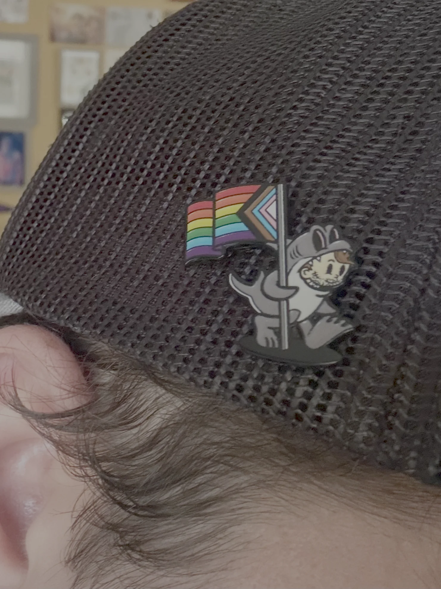Sharkboy Logo Mini Enamel Pin product image (1)