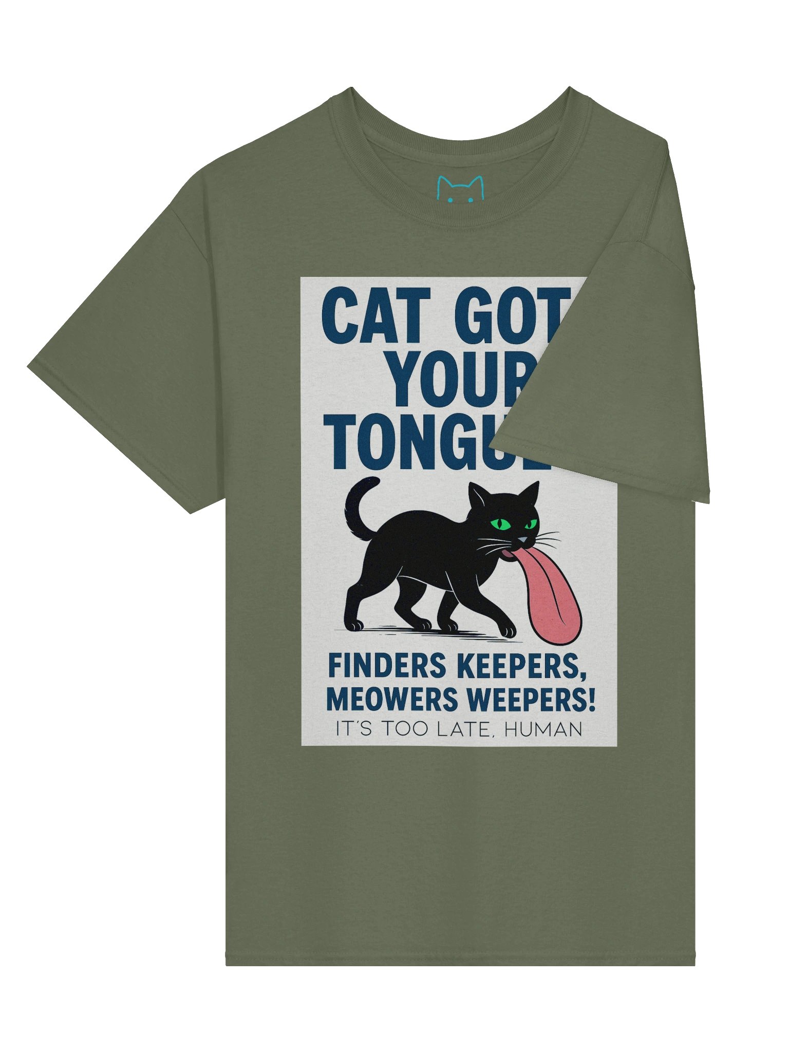 Cat Got Your Tongue? Boxy Fit Unisex T-Shirt product image (27)