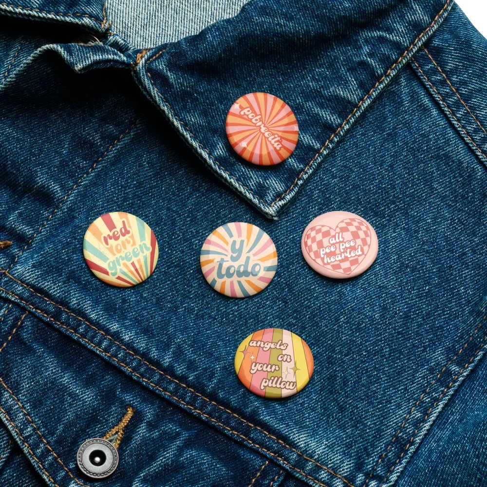 Retro Burque Pins product image (3)