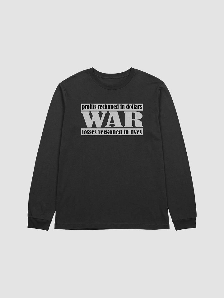 The Cost Of War - Bella+Canvas Supersoft Long Sleeve T-Shirt product image (2)