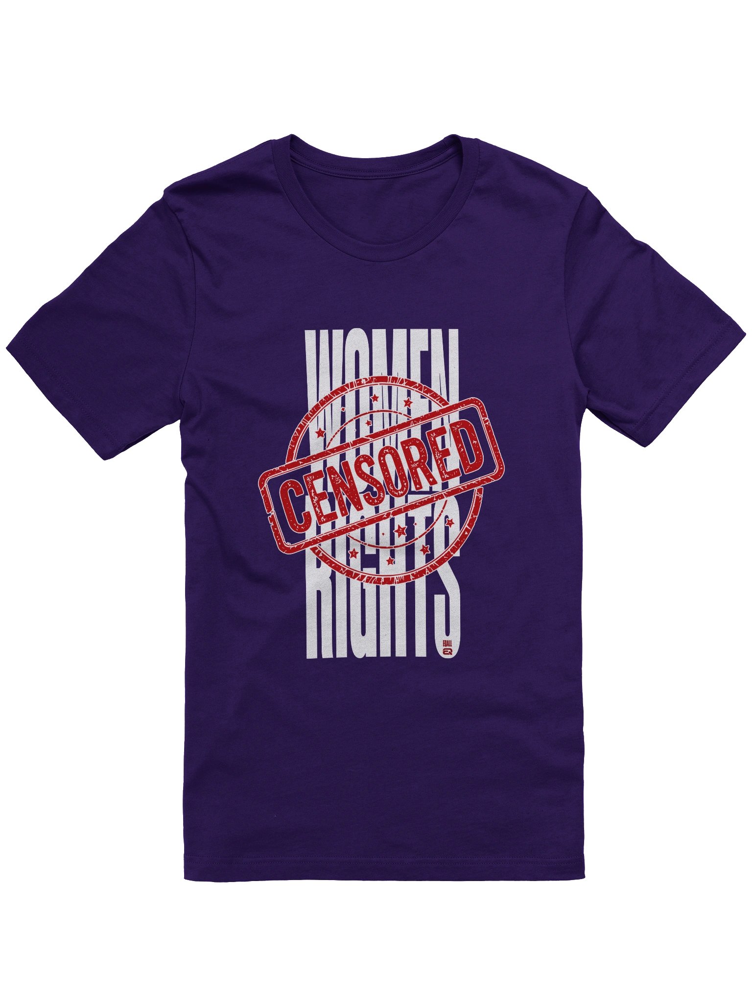 Bella_EQALL® Essential Women's Rights Statement Tee_White / Red product image (2)