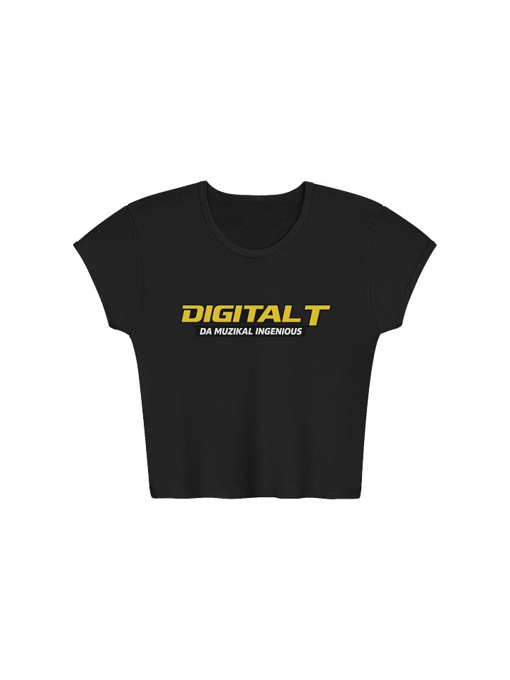 DiGi Apparel Womens Ribbed Baby Tee Crop Top product image (1)