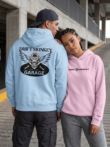 Matched fits, heavy-duty comfort, and peak car culture energy. 👫🔥
​The Drift Monkey matching hoodie lineup is built for coupl...