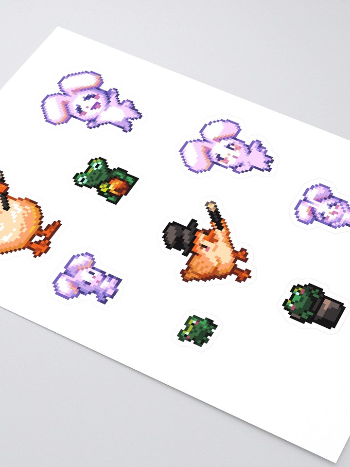 Alys, Pearl and Frogbert Sticker Set product image (2)