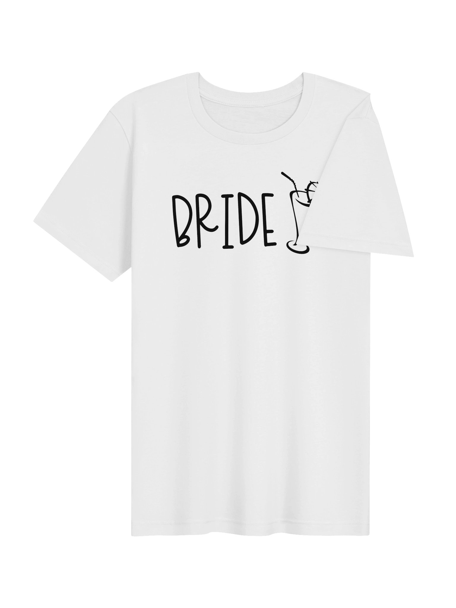 BRIDE Cocktail T-Shirt | Minimalist Bride & Bachelorette Tee product image (34)