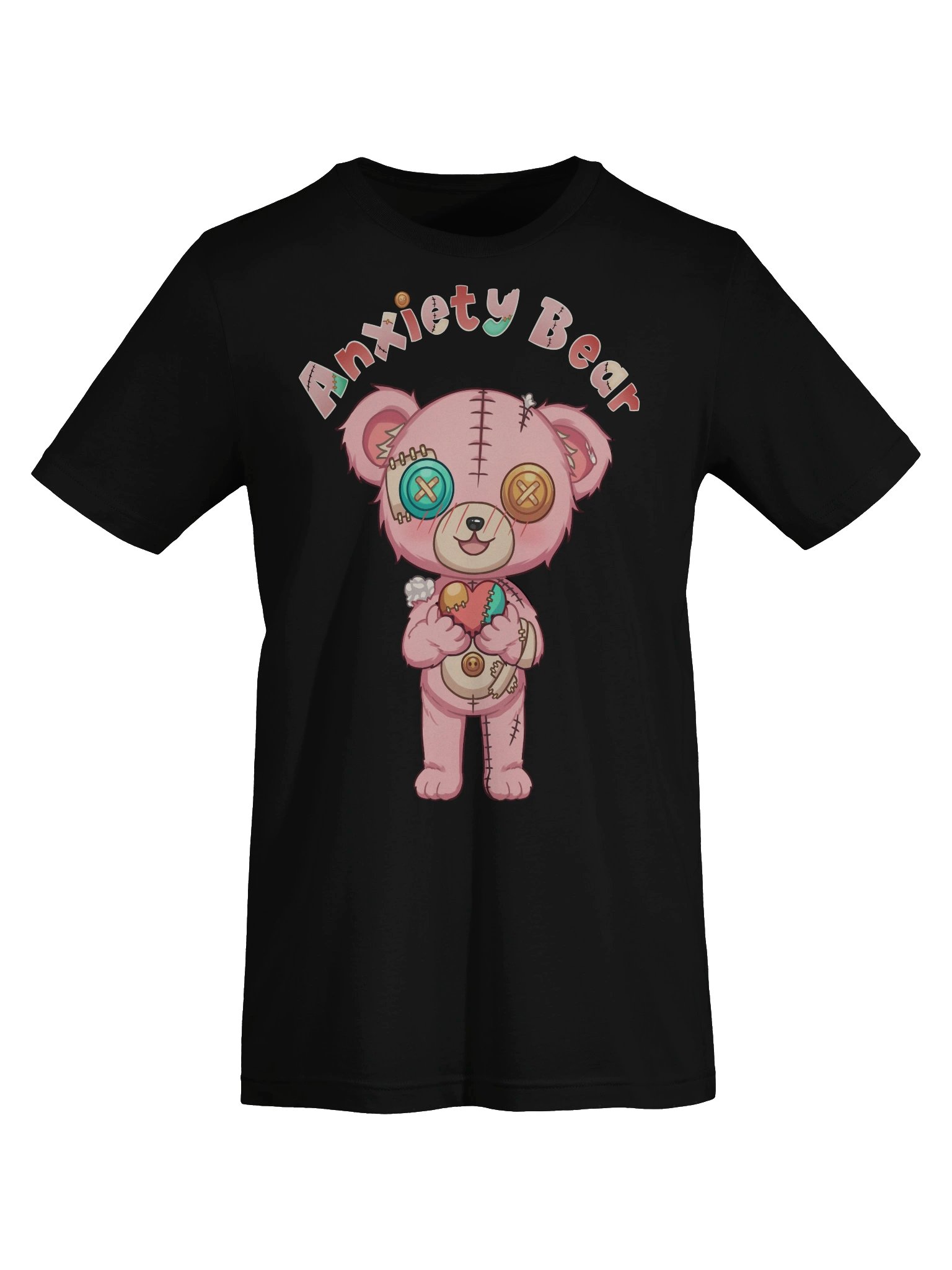 Anxiety Bear Heart Unisex T-shirt product image (60)