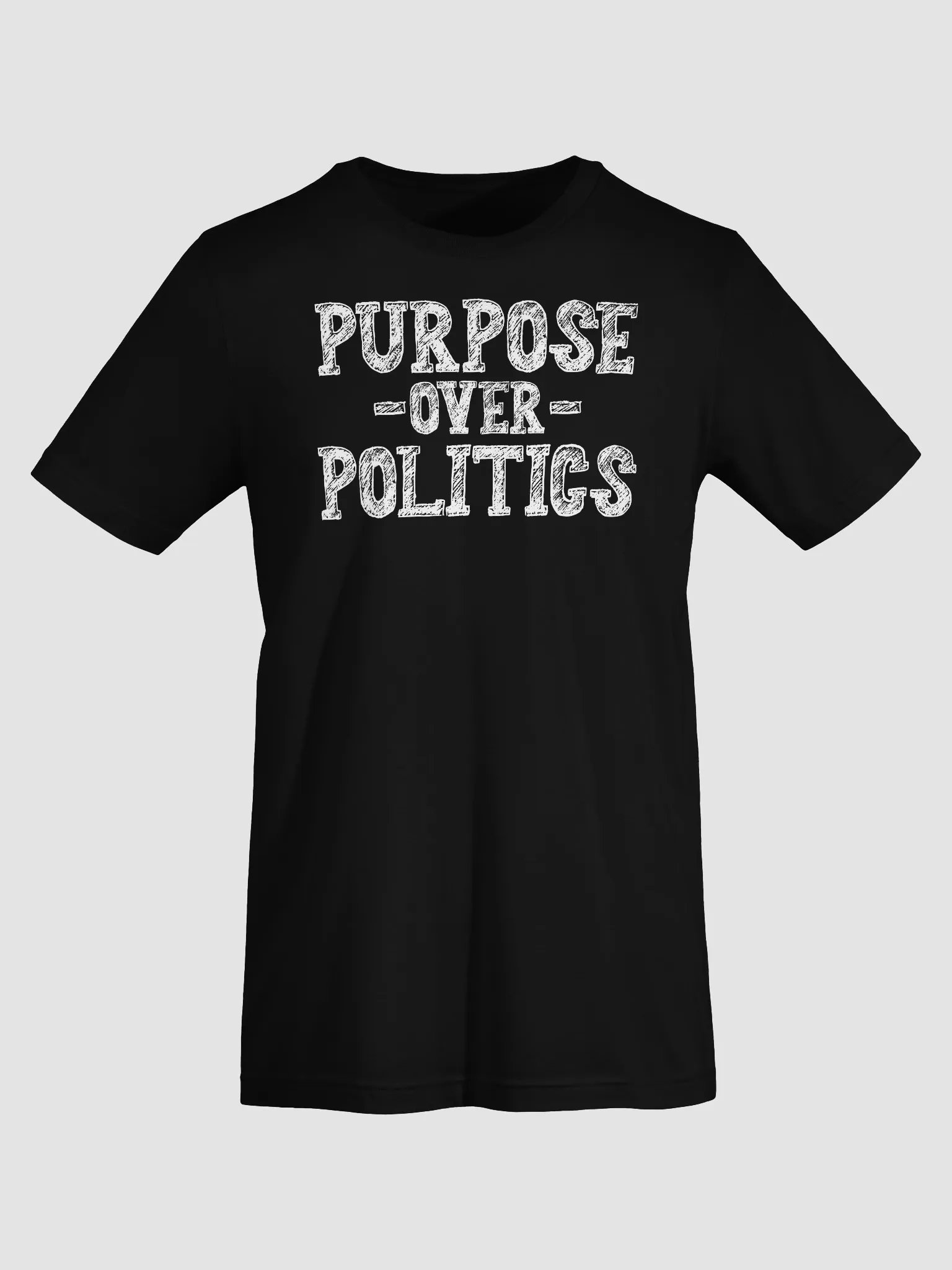 Purpose Over Politics Tee — Conviction Series product image (5)