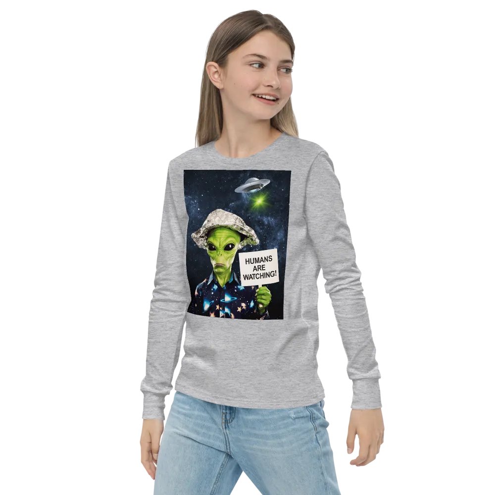 Alien Watcher Youth Long Sleeve T-Shirt Bella+Canvas (Kid's) product image (16)